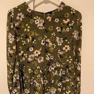 Peplum top from madewell